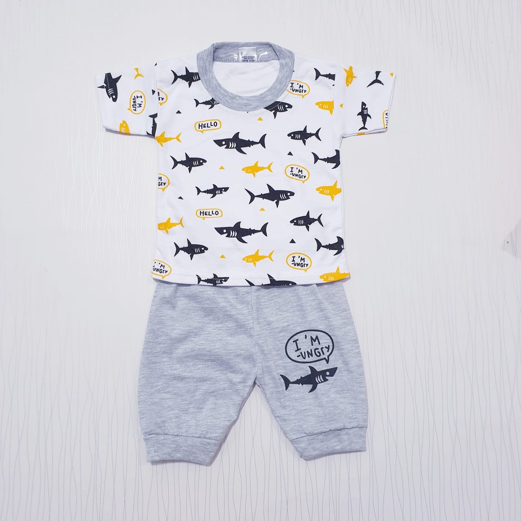 Setelan Joger Anak Cowok Sablon Shark Baby Alicia