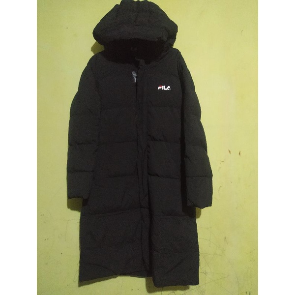 jaket fila bulu angsa second bekas original