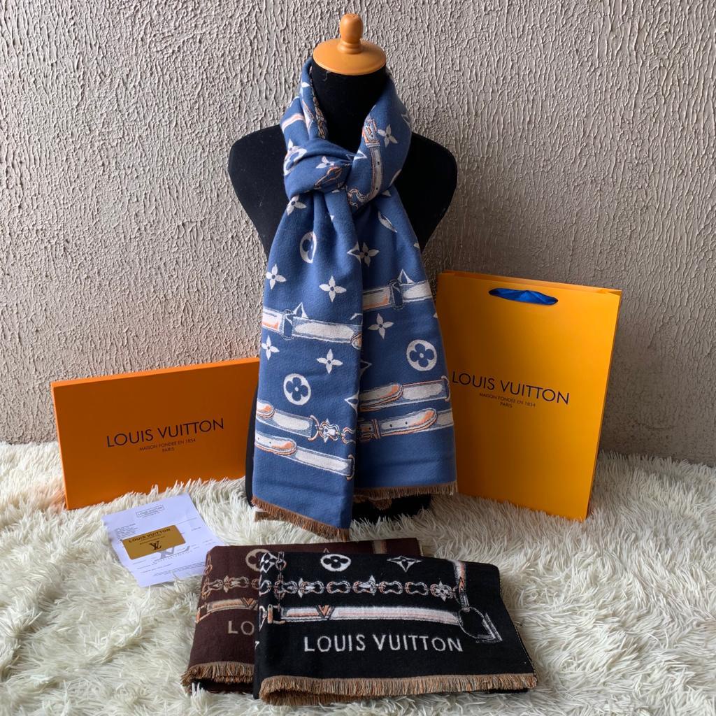 LUXY LX4068 SELENDANG WANITA SCARF / SYAL BRANDED FULL SET LENGKAP PAPERBAG + BOX + FAKEBILL IMPORT QUALITY KUALITAS PLATINUM 1:1