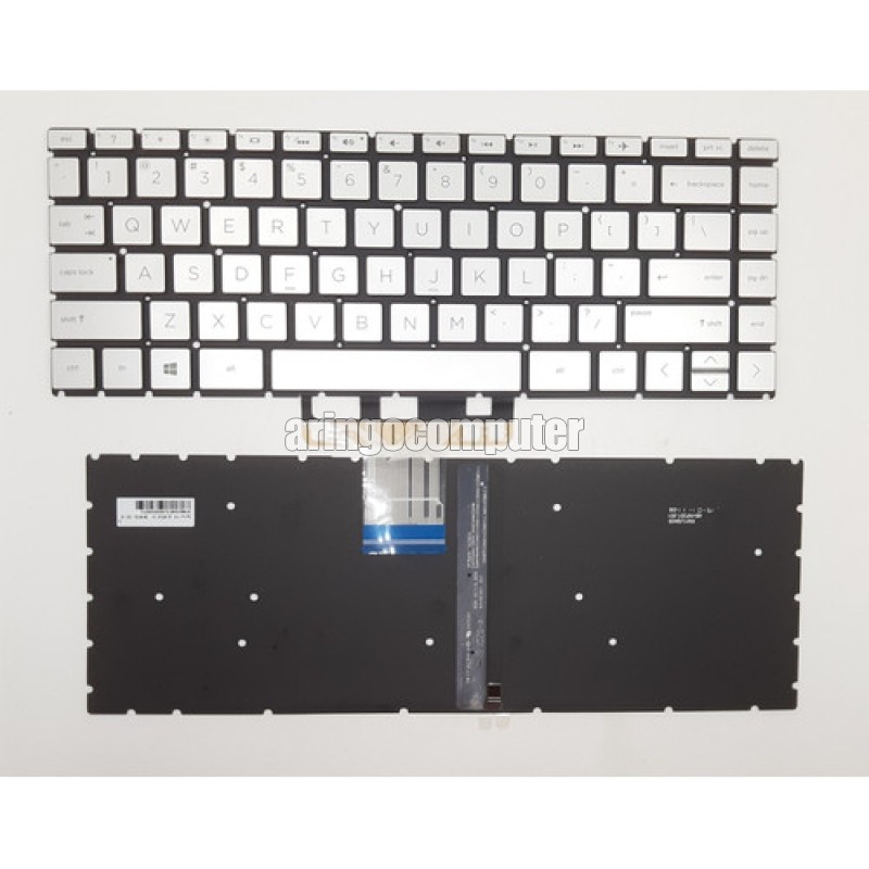 NBPart (Keyboard) HP PAVILION 14-BW SILVER Backlight