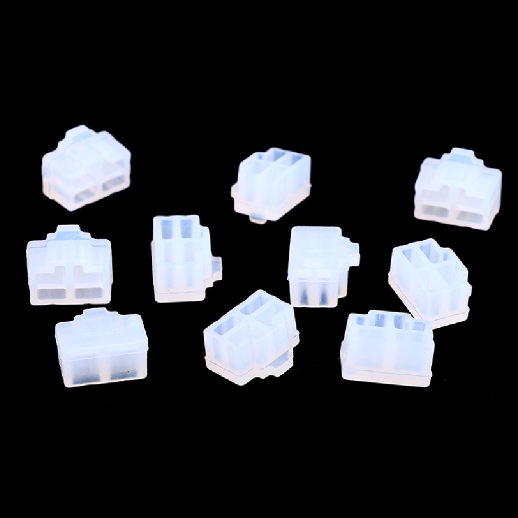 Seasonoun 10PCS Ethernet Hub Port RJ45 Anti Debu Cover Topi Pelindung Colokan Router RJ45.