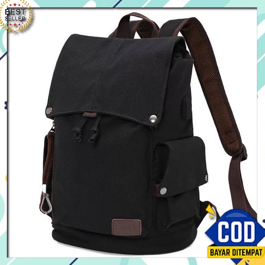 Tas Ransel Wanita Pria Dewasa Korea Style Waterproof Taspunggung Cowok Ukuran Besar Jumbo Anti Air M