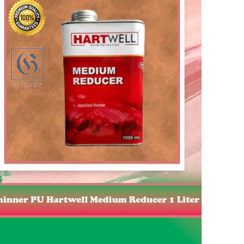 ☟ Thinner PU Hartwell Medium Reducer 1 Liter ☊