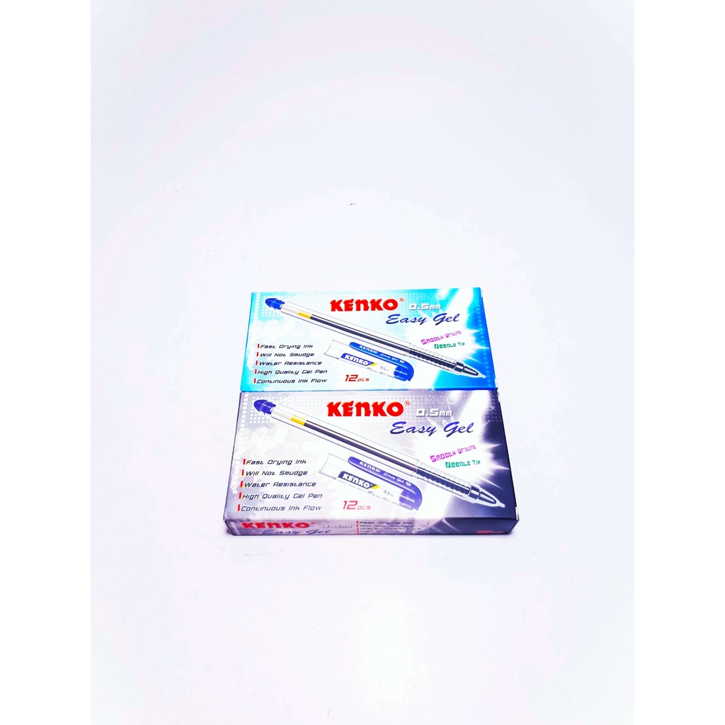 

Terlaris ✨ -HARGA GROSIR (1 KOTAK / 12 PCS) PULPEN KENKO 0.5mm HITAM/BIRU- 2.2.23