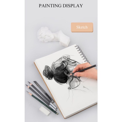 

YUH Buku Sketsa Sketchbook Wired A4 Craft Cover Jilid Spiral / BUKU SKETSA SKETCHBOOK SKETCHBOOK A4