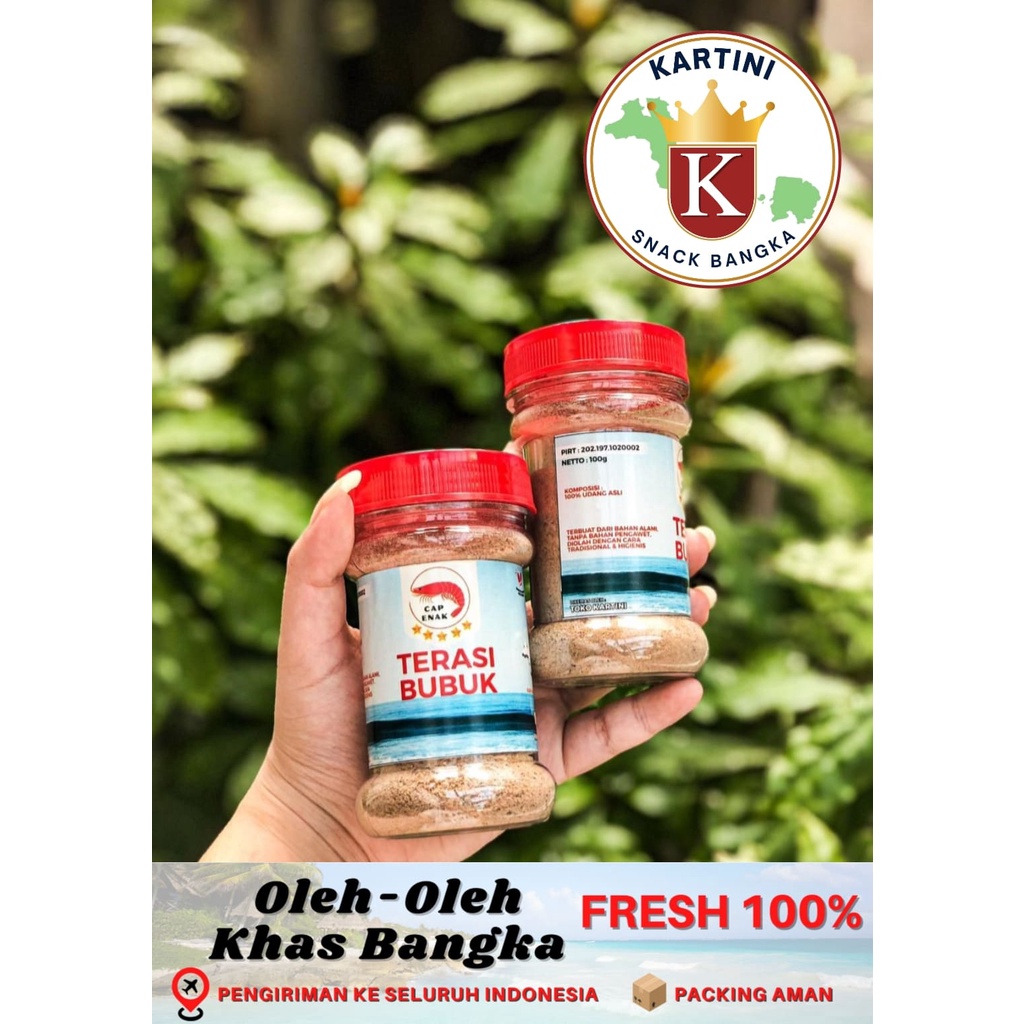 

Terasi Bubuk / Belacan Bubuk Super Cap Enak Khas Bangka