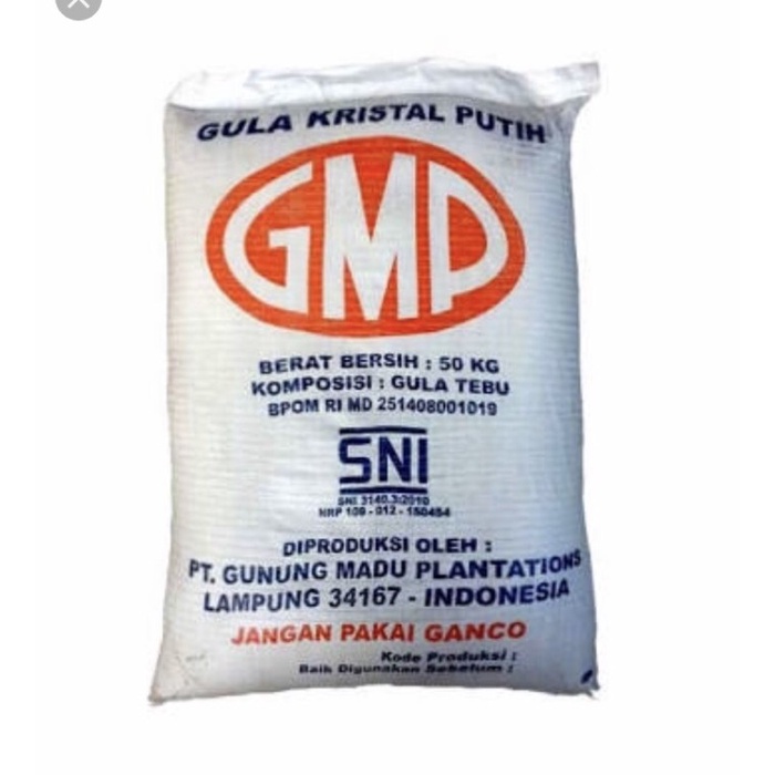 

Gula Pasir GMP 25kg Repack @1kg