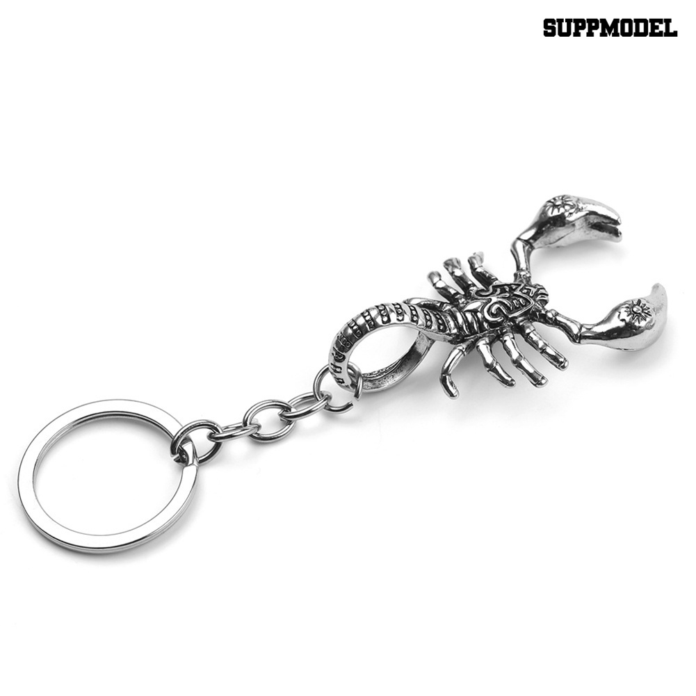 [SM] Retro Unisex Alloy Scorpion Pendant Gantungan Kunci Tas Hiasan Gantung Key Chain Ring