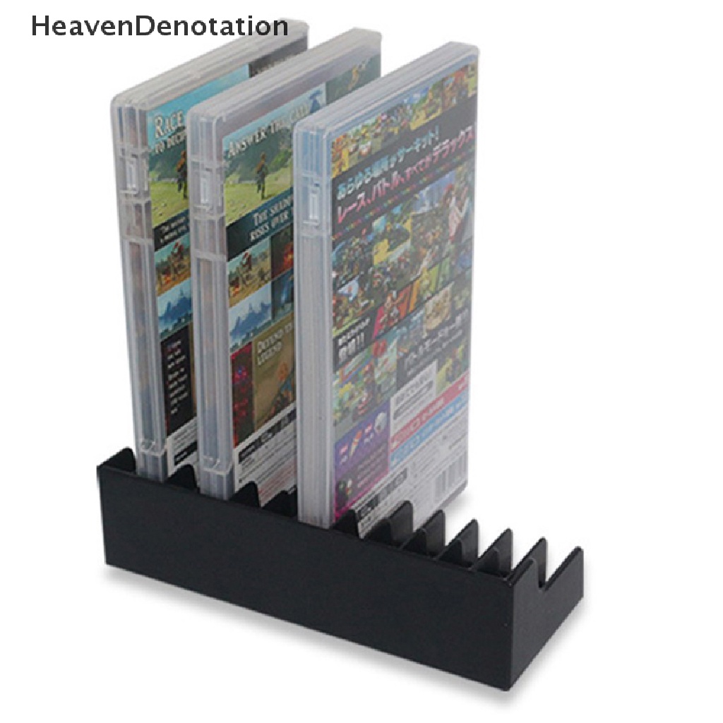 [HeavenDenotation] 2pcs/lot Game Card Box Storage Stand CD Disk Holder Dukungan Untuk Nintendo Nintend Switch NS Untuk 24pcs CD Disk Atau Holder Kartu HDV