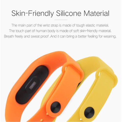 Gelang Tali Jam Tangan Silicon Wrist Strap Pengganti XIAOMI MI Band2/Hot Sale