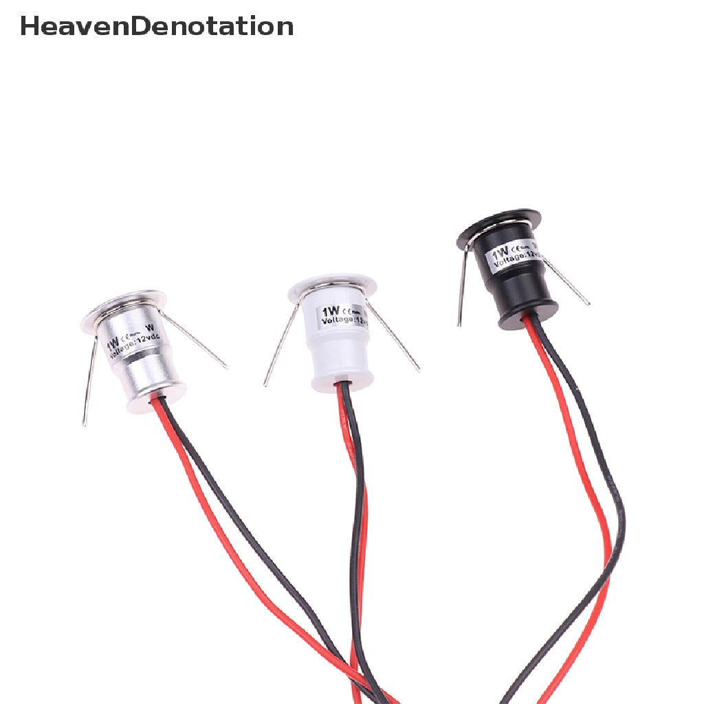 [HeavenDenotation] Spot light 1W Lampu Sorot LED Mini 12V Dimmable 15mm Recessed light Lampu Plafon HDV