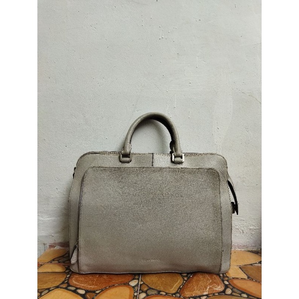 TAS KANTOR WANITA NINA RICCI SECOND IMPORT / TAS KERJA KULIT WANITA NINA RICCI IMPORT