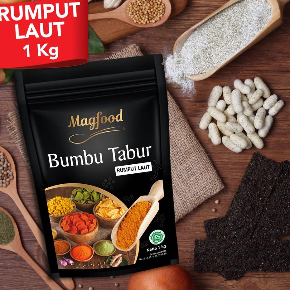 

☚ Magfood Bumbu Tabur Rumput Laut 1 Kg ♢