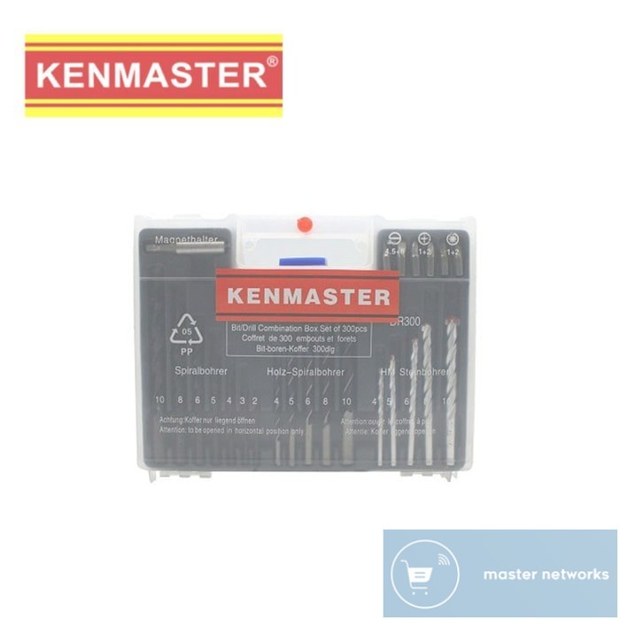 Kenmaster C3001 Mata Bor Set Besi Kayu Tembok Obeng