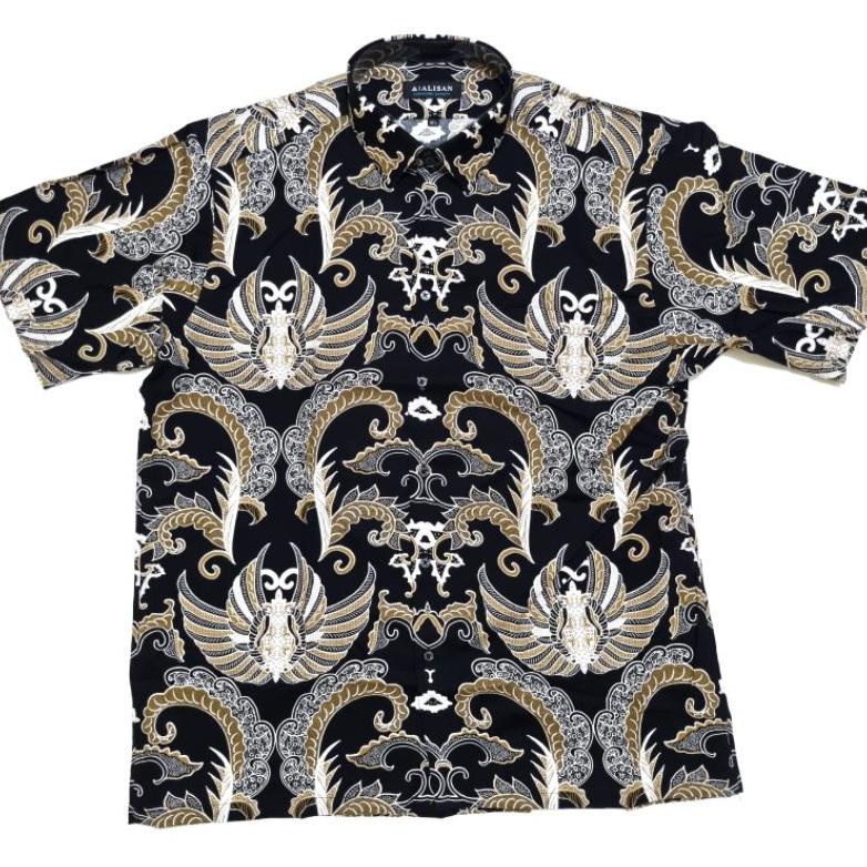 KEMEJA BATIK ALISAN PENDEK JUMBO 00282