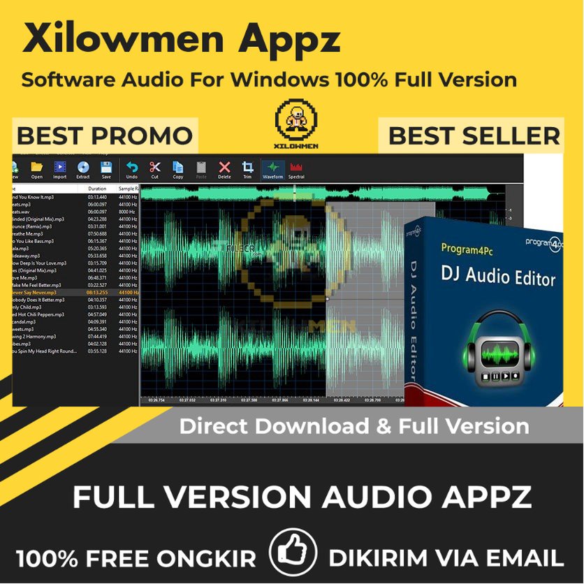 [Full Version] Program4Pc DJ Audio Editor Pro Lifetime Audio Software WIN OS