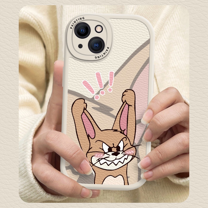 Case iPhone for 14 / 13 / 12 / 11 Promax Irascible mouse Soft Casing for iPhone 6 / 7 / 8 Plus / X / XR / Xs Max Cover