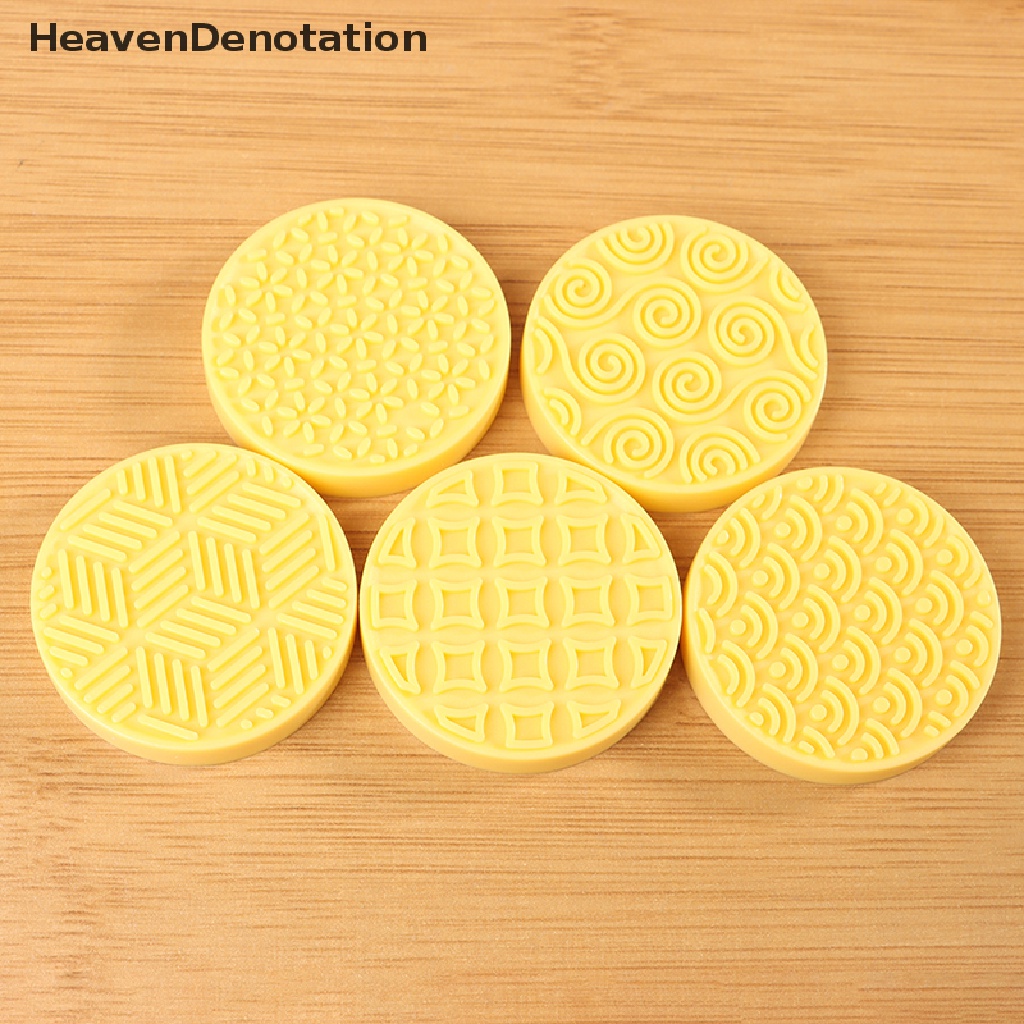 [HeavenDenotation] 6pcs/set Kartun Cookies Stamps Cetakan Plunger Coklat Fondant Kue Embosser HDV