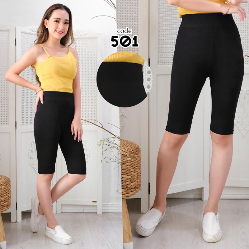 legging selutut / legging wanita import / legging neron 501