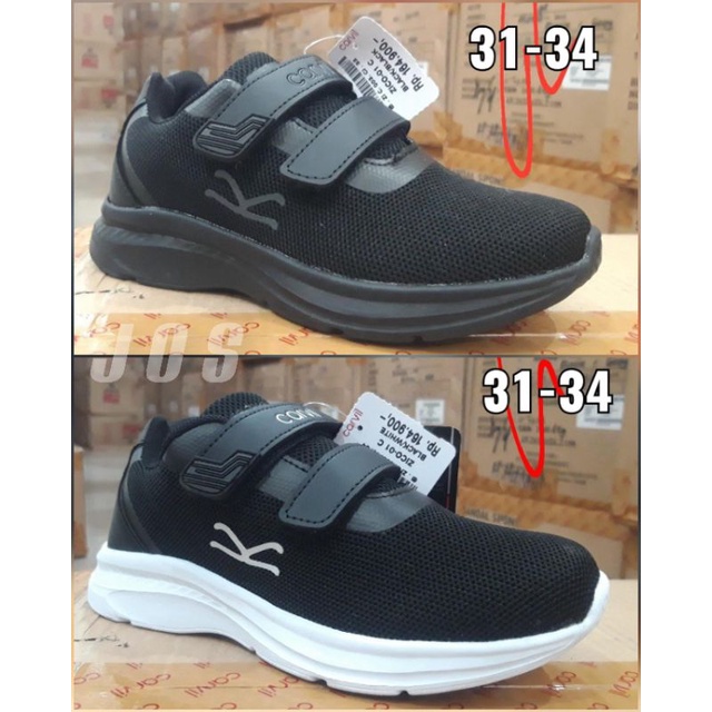CARVIL ZIKO-- Sepatu Sekolah SD/SMP Ukuran Tanggung original