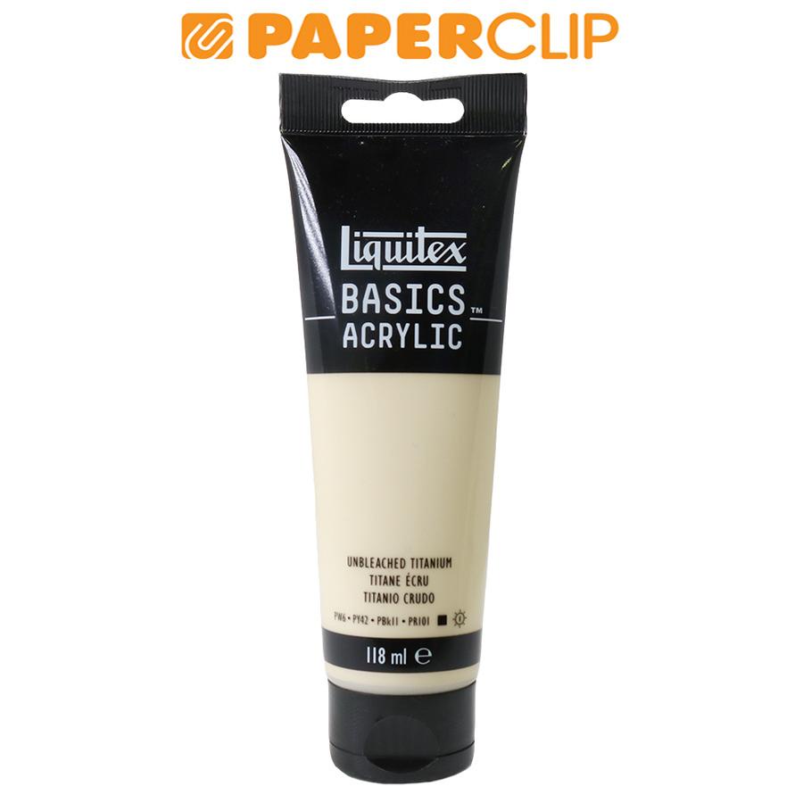 

CAT AKRILIK / ACRYLIC LIQUITEX BASIC 118ML 8870055LQ UNBLEACHED TITANIUM