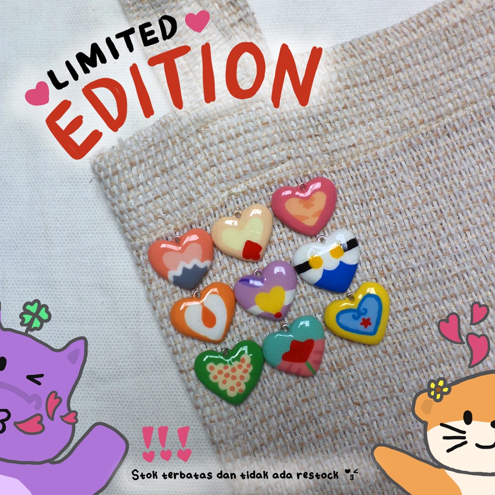 Clay Charm, Phone strap, Keychain, Liontin Valentine Ccrew (Cravity) Edition