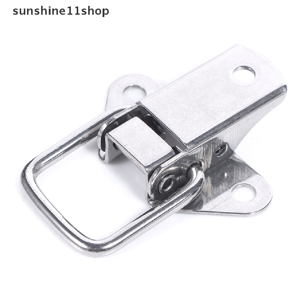 Sho Stainless Steel304 toolbox Pengunci Pengait Metal Toggle Catch Clasp Engsel Dimuat N