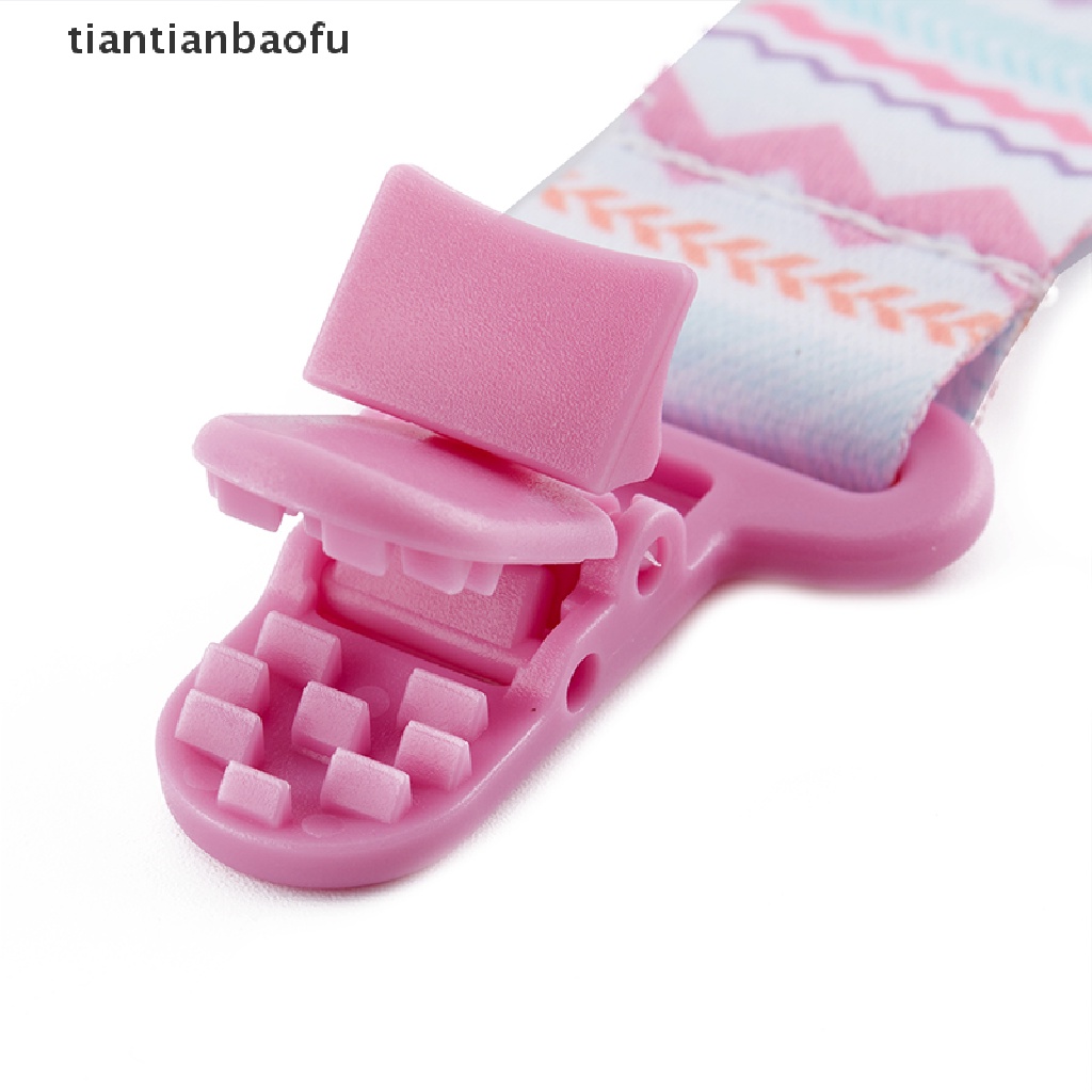 [tiantianbaofu] 3pcs/set Klip Dot Bayi Rantai Dummy Nipple Holder Untuk Nipples Boutique