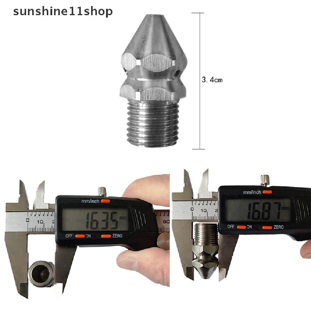 Sho Nozzle Pembersih Tekanan Tinggi1Per4 &quot;Pipa Dredging Nozzle Sewer Dredge Flusher N