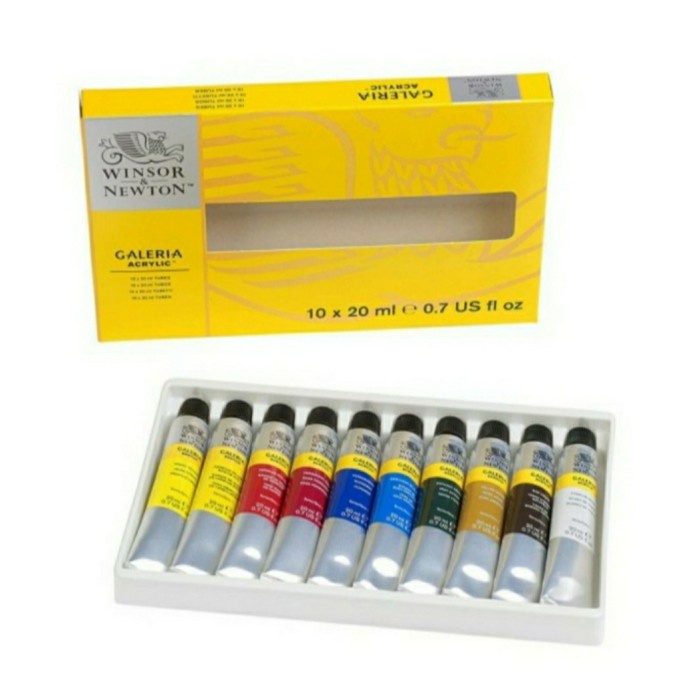 

Cat Akrilik Galeria Acrylic Colour Tube Set 10 X 20 Ml Winsor & Newton