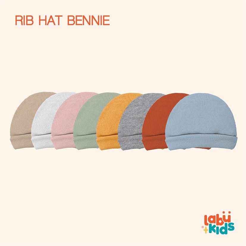 Labu Kids - Baby HAT BENNIE | Topi Bayi Topi Anak Bayi Newborn Lucu Aksesoris Kepala Rambut Baby Beanie