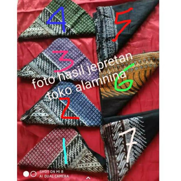 T33 Udeng jawa udeng madura udeng bali jaranan atau barongan kuda lumping segitiga dan segi empat BI