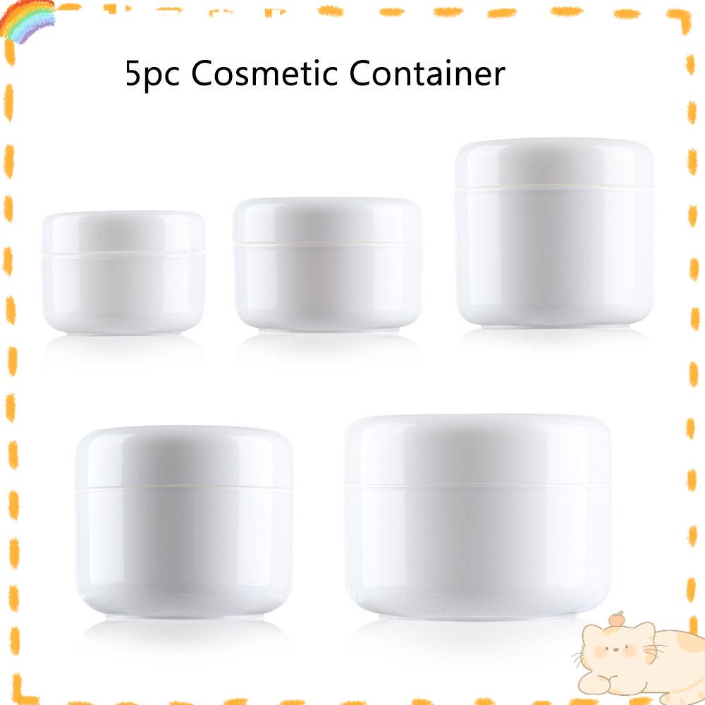 Solighter Toples Krim Wajah Kotak Mini Warna Warni Makeup Kosmetik Botol