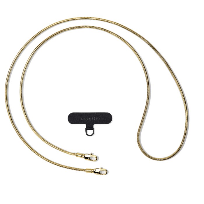 Strap Casetify - Phone Strap With Card (Gold)