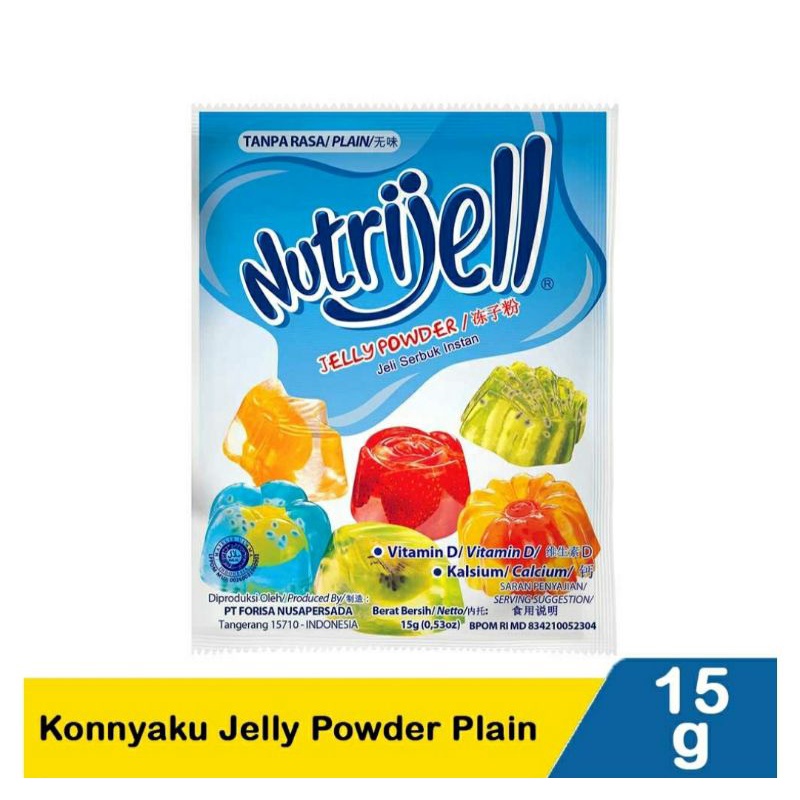 

Nutrijell Konnyaku Jelly Powder Plain 15G