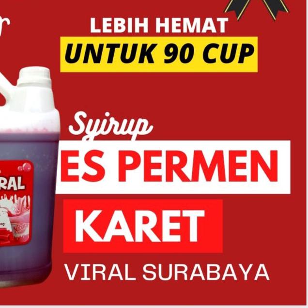 

◄ Syrup Permen Karet Viral Surabaya 2 liter ✤