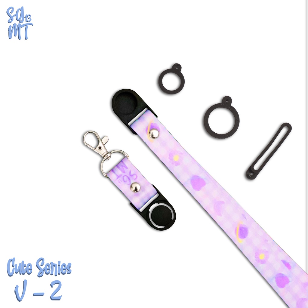 Lanyard AESTHETIC Sigmat13 Gantungan id card Printing Cute Series 2