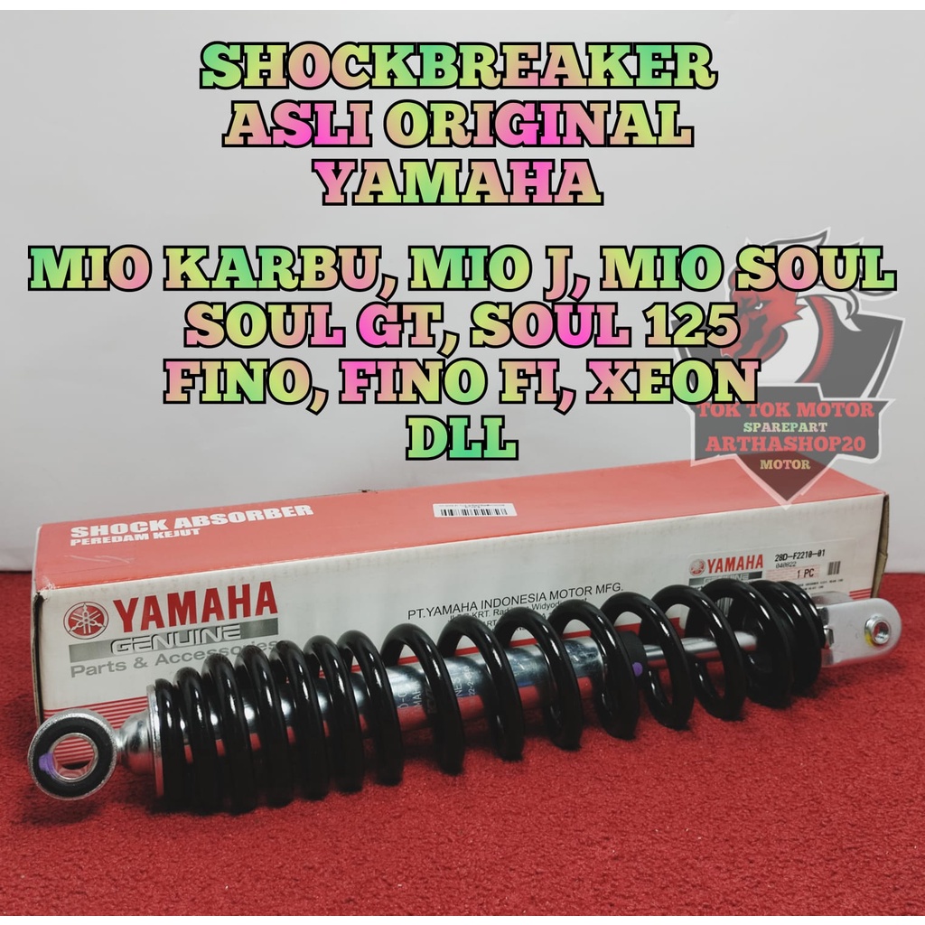 Shockbreaker Belakang 28d / 5TL Asli Original Ori YGP Motor Yamaha Mio Sporty , M3 , Z , S , J , GT 
