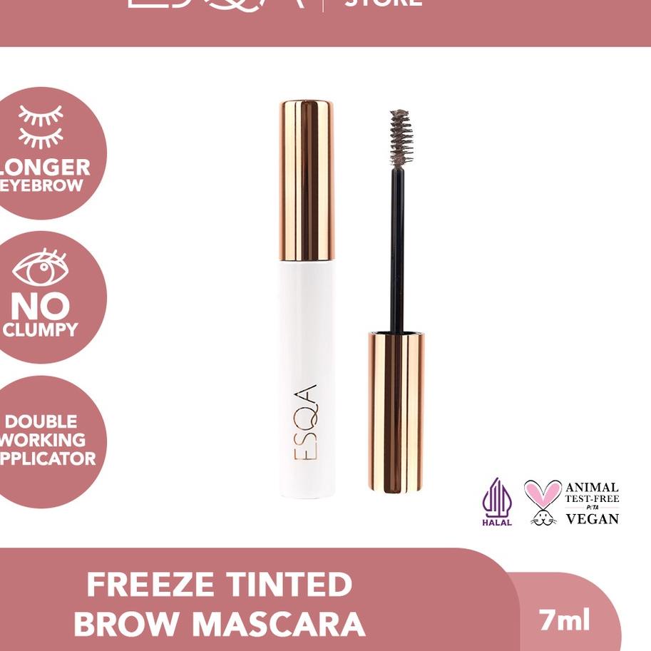 ✹ ESQA Freeze Tinted Brow Mascara - Ash Brown ♂
