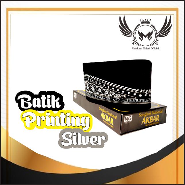 PROMO HEBOH 2023 !! Songkok Batik Printing / Peci Bludru Hitam / Kopiah Motif