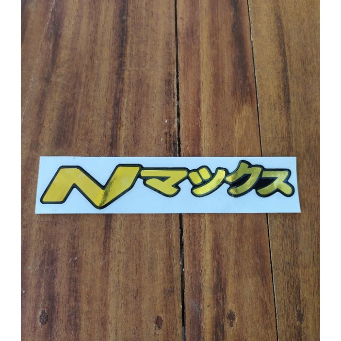 stiker cuting nmax huruf jepang