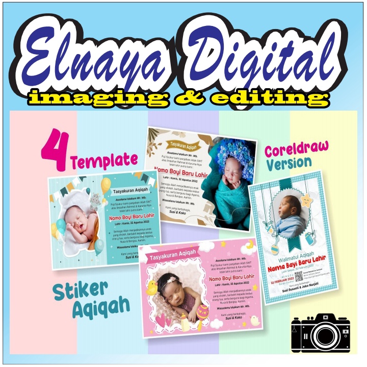 

cetak stiker aqiqah murah + desain + edit sepuasnya