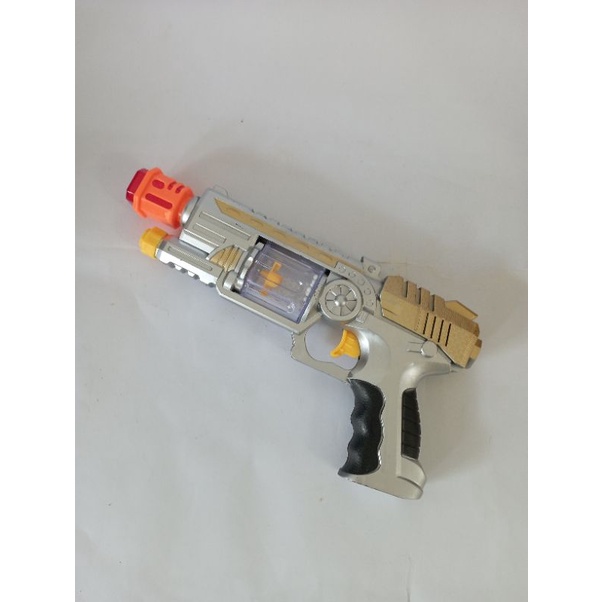 Mainan Pistol Baterai Mainan Pistol Laser Ada Lampu Dan Bunyi