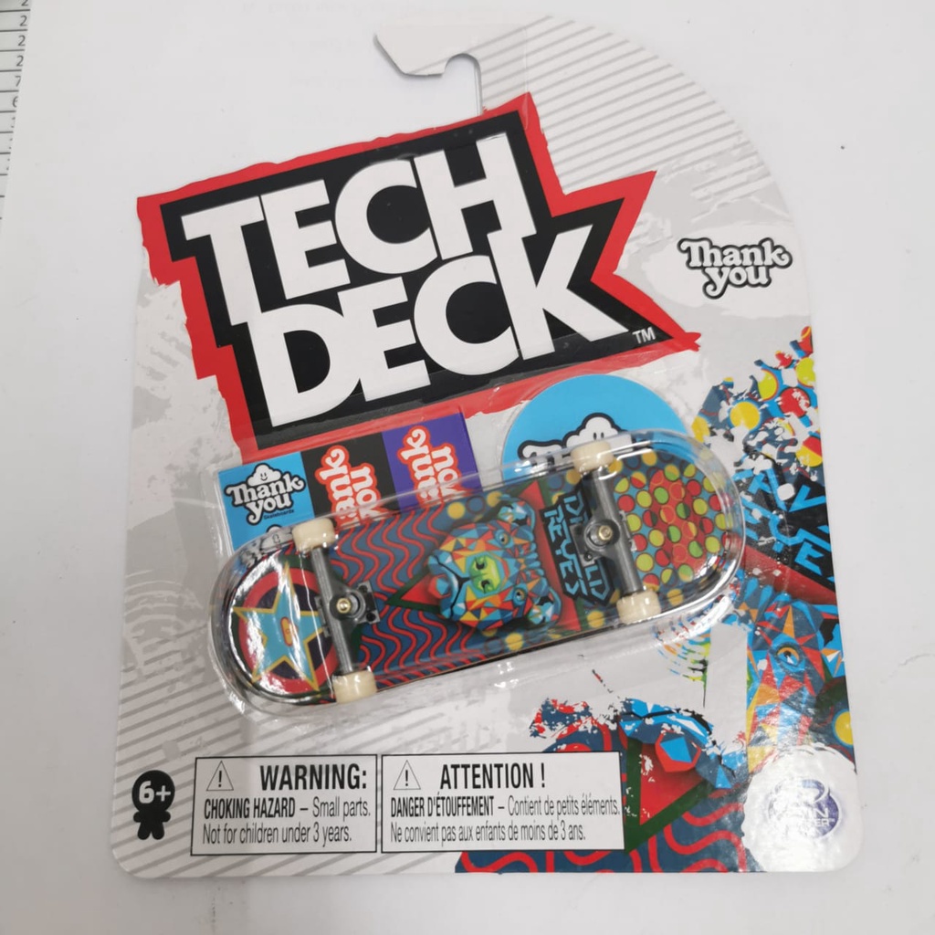 Tech Deck THANGK YOU Fingerboard Original Spin Master Finger Board Skateboard dengan jari primitive finesse gold chrome sovrn bakerboys