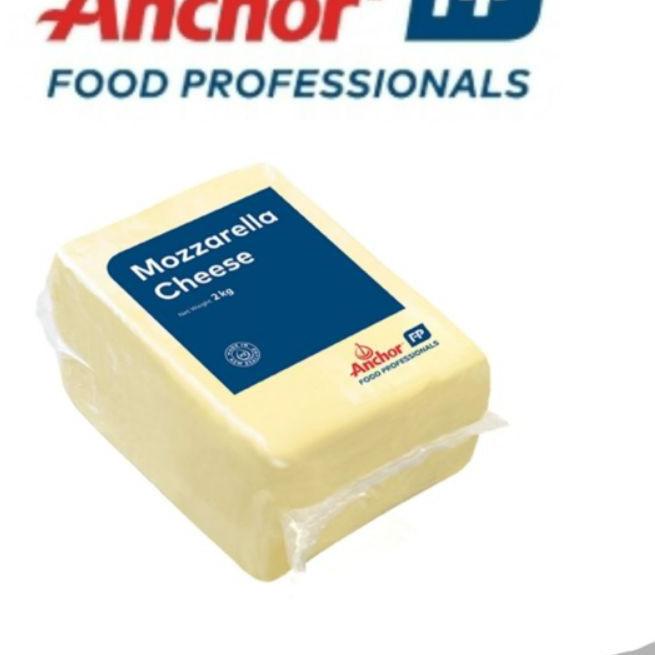 

✈ keju blok mozzarella cheese ANCHOR 500 g. halal ☝