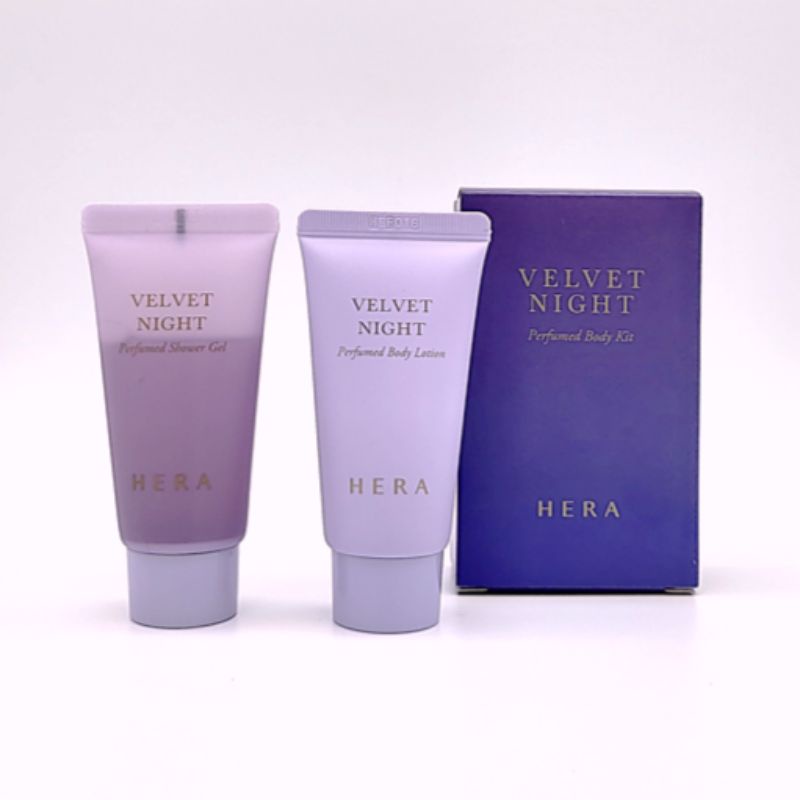 HERA - Velvet Night Kit (Shower Gel & Body Lotion) 2x30ml