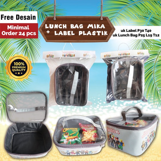 Hampers Ultah Lunch Bag Mika Custom Tema Roblox