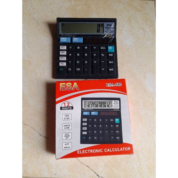 KALKULATOR/CALCULATOR ESA-512 ELECTONIC CALCULATOR 12 DIGITS