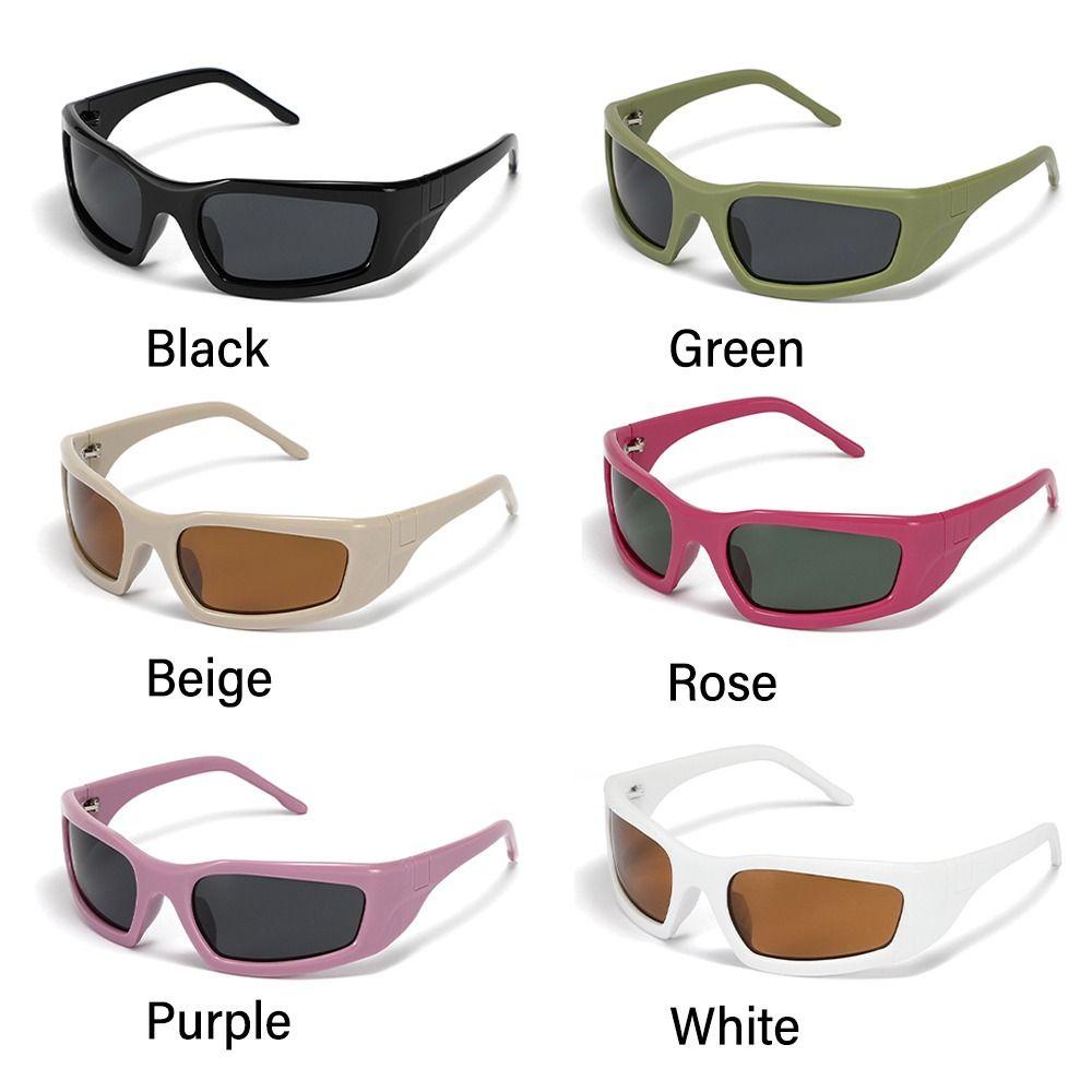 R-flower Sports Sunglasses Musim Panas Fashion Punk UV400 Nuansa Pria