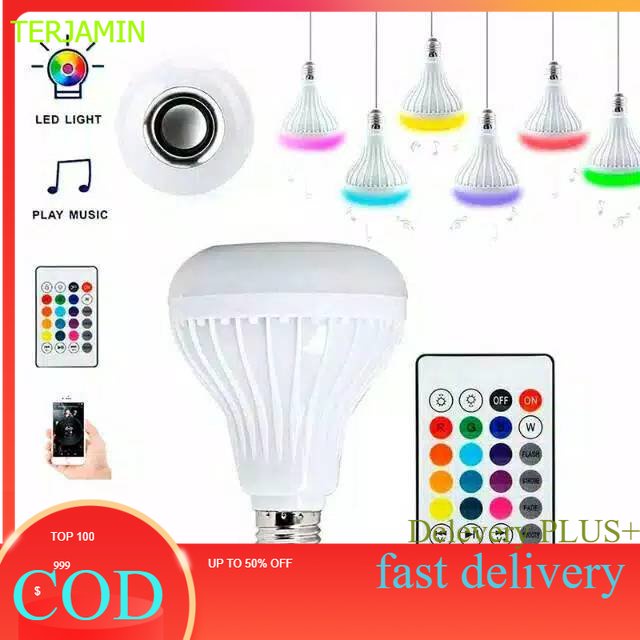 LAMPU BLUETOOTH SPEAKER TERJAMIN COD